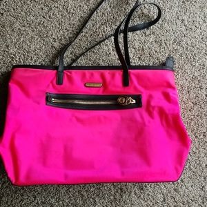 2/$35 💖Michael Kors💖 HOT pink tote gold hardware